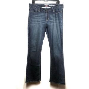Levis Denizen Modern Bootcut Jeans Dark Wash Women 14 L